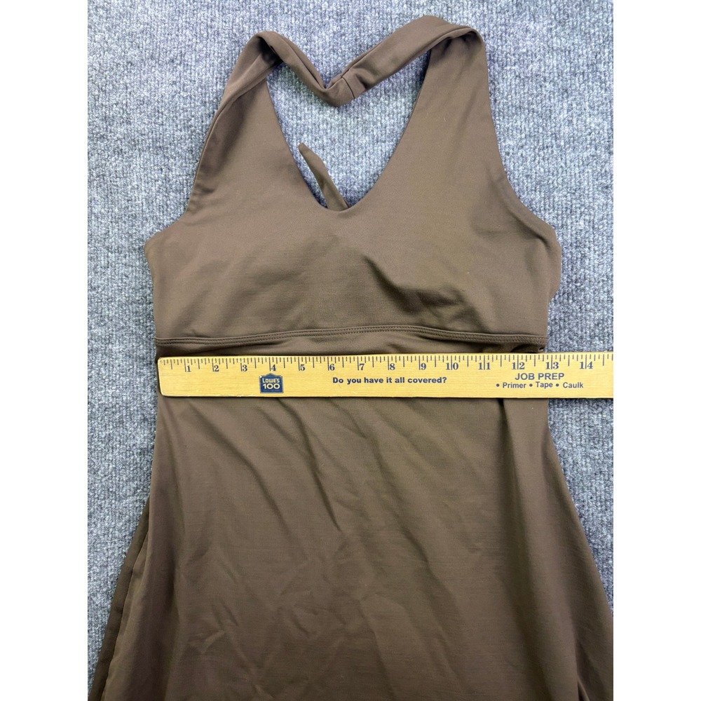 Patagonia Halter Dress Womens Small Brown Tie Back Activewear Casual - Picture 3 of 9
